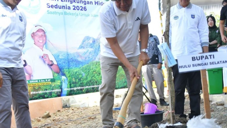 Hari Lingkungan Hidup Sedunia 2026, Pemkab HSS Galakkan Bank Sampah dan Penanaman Pohon