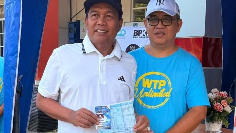 Bupati dan Wakil Bupati HSS Bayar PBB-P2 Non-Tunai, Jadi Teladan dalam Bulan Panutan Pajak 2026