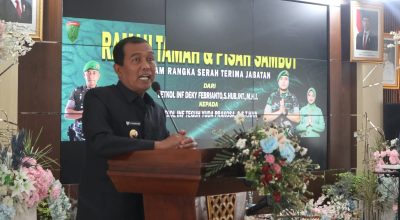Pisah Sambut Danyonif TP 829, Pemkab HSS Apresiasi Pengabdian dan Sambut Kepemimpinan Baru