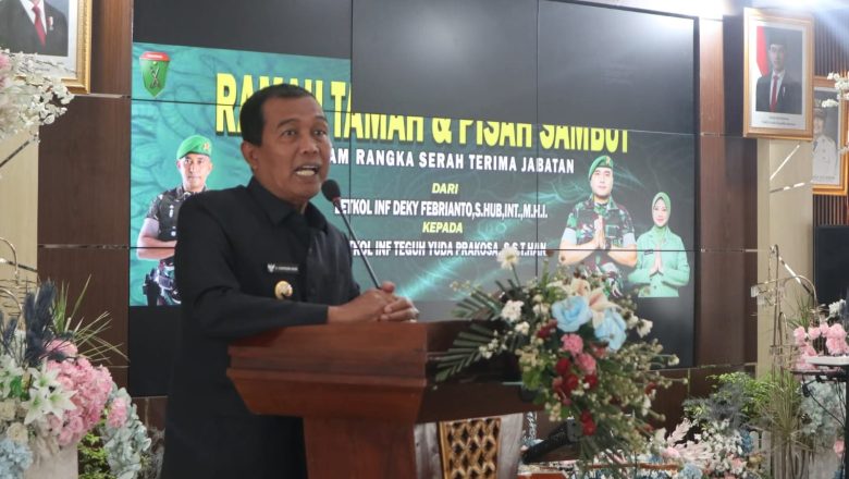 Pisah Sambut Danyonif TP 829, Pemkab HSS Apresiasi Pengabdian dan Sambut Kepemimpinan Baru