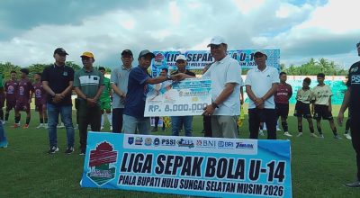 Kick Off Liga U-14 HSS 2026, Suriani Dorong Pembinaan Talenta Sepak Bola Sejak Dini