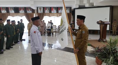 Wabup HSS Lepas 130 Anggota Kafilah MTQ ke-XXXVII Kalsel, Targetkan Prestasi Terbaik