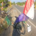 Berbekal Rp50 Ribu dan Air Mineral, Warga Kuin Gowes Seorang Diri ke Haulan Guru Kapuh