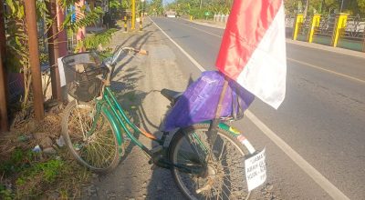 Berbekal Rp50 Ribu dan Air Mineral, Warga Kuin Gowes Seorang Diri ke Haulan Guru Kapuh