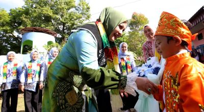 Bunda PAUD HSS Hadiri Pengukuhan dan Pelepasan Siswa TK Negeri Pembina Kandangan