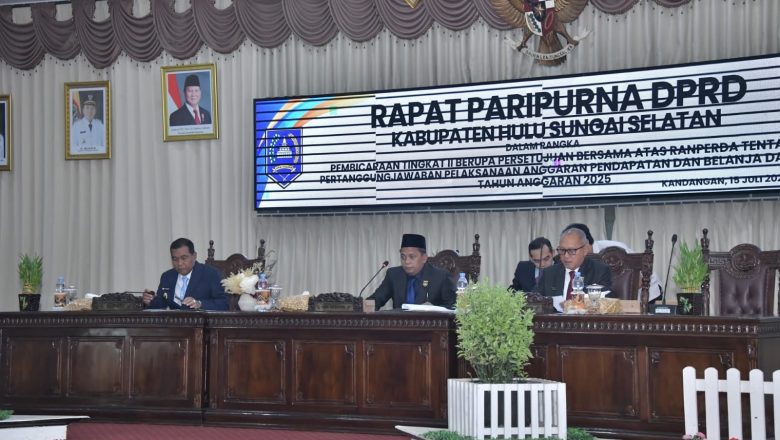 DPRD dan Pemkab HSS Sepakati Ranperda Pertanggungjawaban APBD 2025
