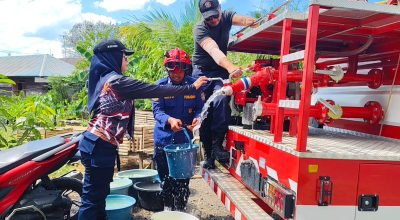 BPBD Banjar Salurkan 400 Ribu Liter Air Bersih, Imbau Warga Cegah Karhutla dan Hemat Air