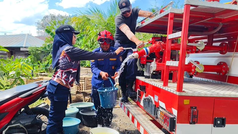 BPBD Banjar Salurkan 400 Ribu Liter Air Bersih, Imbau Warga Cegah Karhutla dan Hemat Air