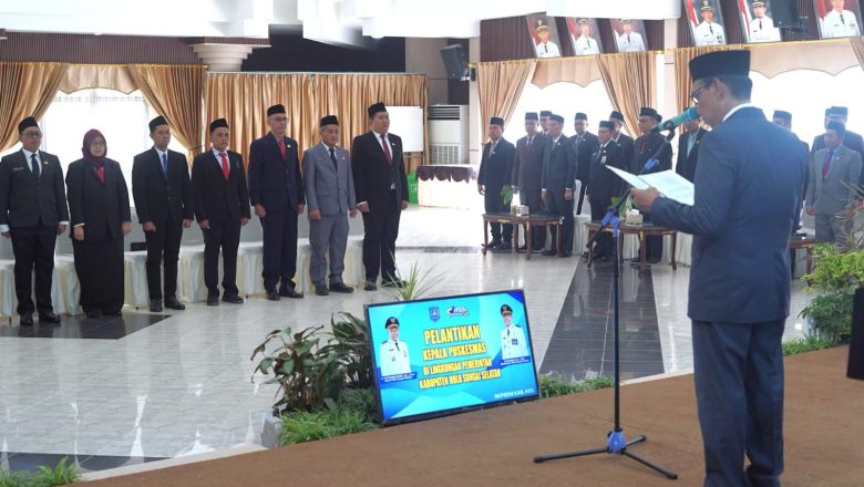 Wabup HSS Lantik 13 Kepala Puskesmas, Tekankan Pelayanan Cepat, Tepat, dan Inovatif
