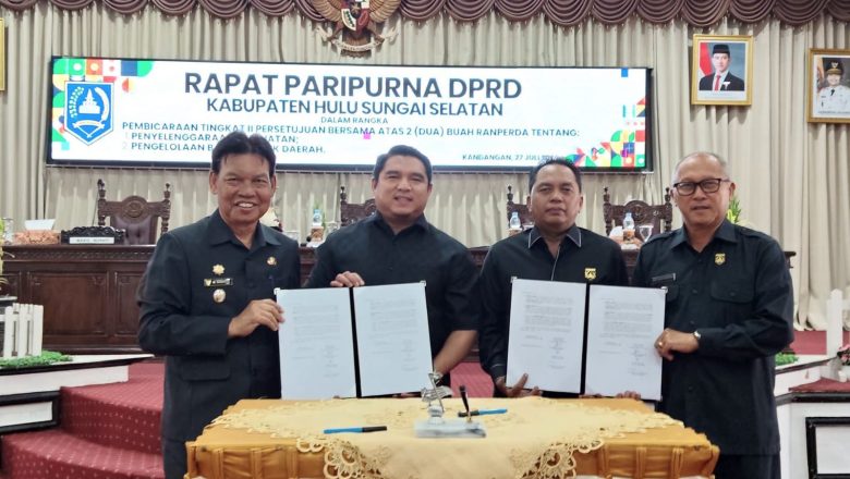 DPRD HSS Sahkan Dua Perda Strategis, Perkuat Layanan Kesehatan dan Tata Kelola Aset Daerah