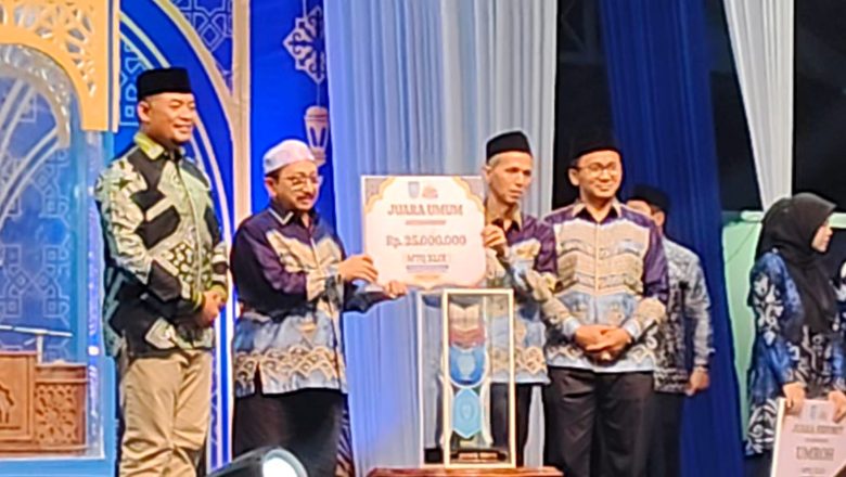 MTQ Nasional XLIX Kabupaten Banjar Ditutup, Martapura Timur Juara Umum
