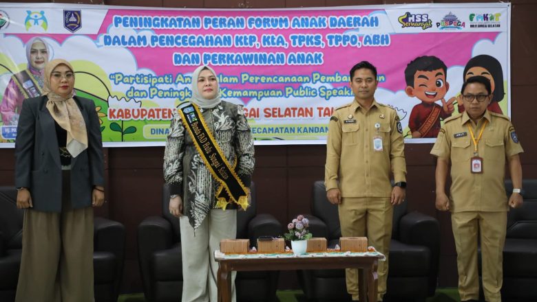 Bunda FAD HSS Perkuat Peran Forum Anak Cegah Kekerasan dan Perkawinan Anak