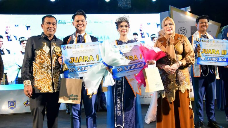 Grand Final Putra Putri Pariwisata HSS 2026 Digelar Meriah, Bupati Dorong Generasi Muda Promosikan Daerah