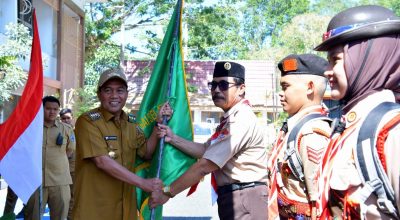 Bupati HSS Lepas Kontingen Pramuka ke Jambore Nasional XII, Pesan Jaga Nama Baik Daerah