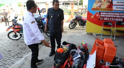 Hadapi Puncak Kemarau, HSS Perkuat Kesiapsiagaan Karhutla dengan Bantuan Peralatan BNPB