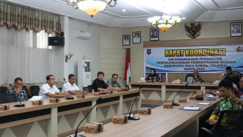 Sekda HSS Pimpin Rakoor, Sinergi APIP dan APH Diperkuat Tangani Pengaduan