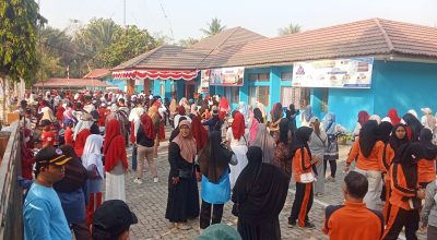 Ratusan Warga Padati Senam Sehat HUT ke-81 RI di Simpur, Doorprize Kulkas hingga Sepeda
