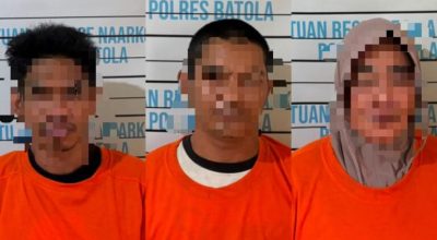 Tiga Terduga Pelaku Peredaran Gelap Narkoba Diamankan Satresnarkoba Polres Batola