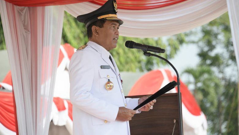 Detik-Detik Proklamasi di HSS Berlangsung Khidmat, Sang Merah Putih Berkibar di Langit Kandangan
