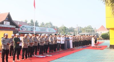 Polres HSS Gelar Salat Istisqa, Doakan Hujan Turun dan Negeri Diberi Keberkahan