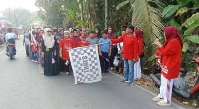 Ratusan Warga Meriahkan Jalan Santai Desa Kapuh, Kulkas dan Sepeda Jadi Hadiah Utama