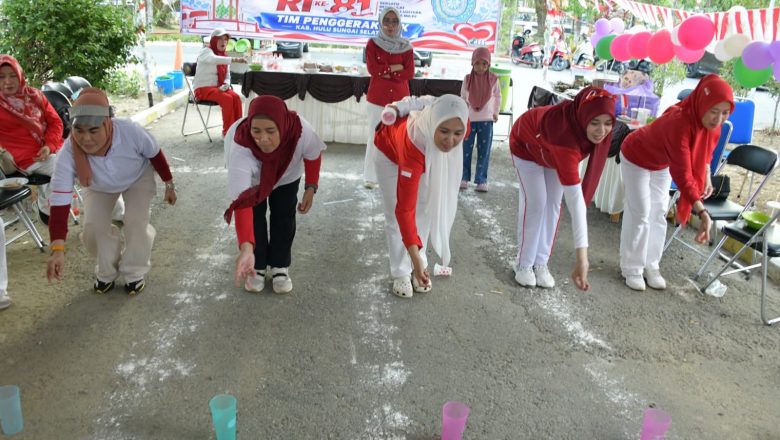 TP PKK HSS Semarakkan HUT ke-81 RI dengan Aneka Lomba Penuh Kebersamaan