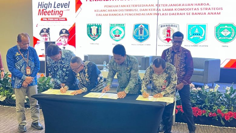 Kendalikan Inflasi, Pemkab HSS Perkuat Sinergi Tiga Pilar Ekonomi Daerah