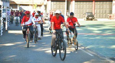 Semarak HUT ke-81 RI, Setda HSS Perkuat Kekompakan Lewat Sepeda Santai dan Beragam Lomba
