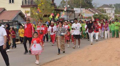 HUT RI ke-81 di Bukit Raya Meriah, Warga Galang Donasi untuk Korban Bencana Flores