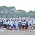 Kemarau Melanda HSS, Bupati dan Ribuan Warga Gelar Salat Istisqa