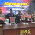 Polres HSS Ungkap Lima Kasus Narkoba, Tujuh Tersangka Diamankan