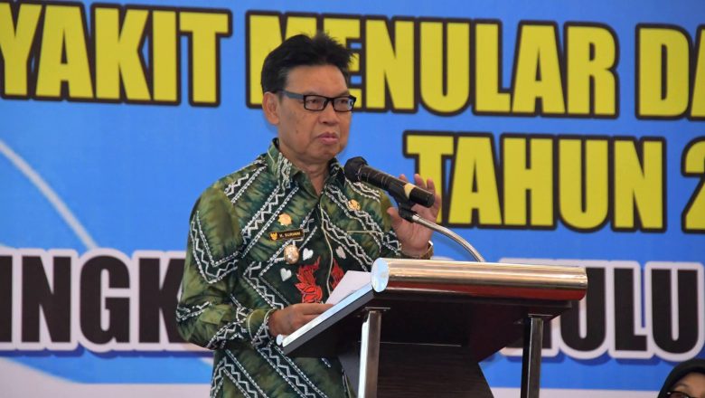 Wabup HSS Tutup Rakor Pengendalian Penyakit, Puskesmas Berprestasi Raih Penghargaan