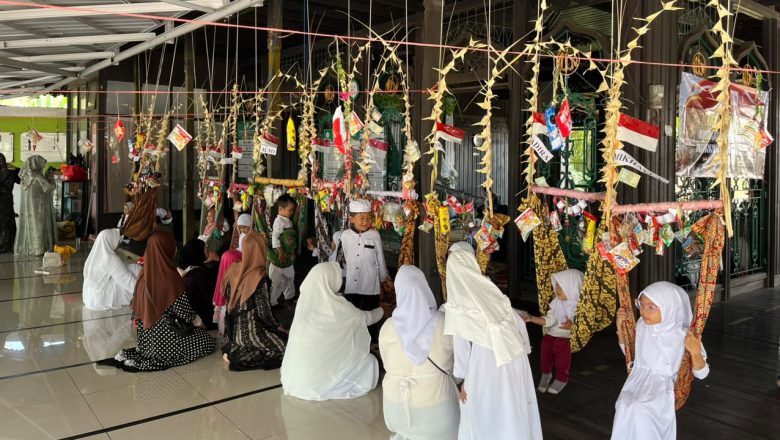 Semarak Tradisi Baayun Maulid di TK Ar Raudah Gambut
