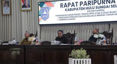 Tujuh Fraksi DPRD HSS Sampaikan Pandangan, APBD 2027 Dihadapkan pada Tekanan Fiskal